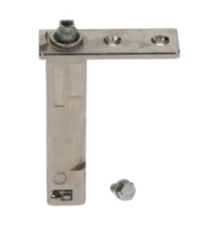 Bisagra pivot zamak con muelle cuadrada