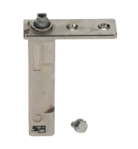 Bisagra pivot zamak con muelle cuadrada