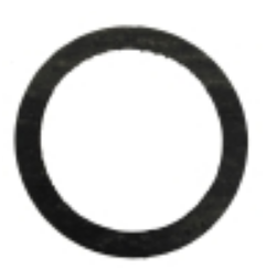 Junta plana Ø61x48x2mm sin amianto lainox