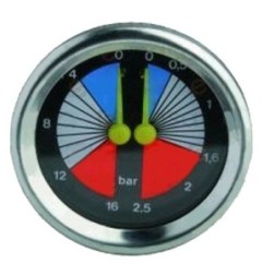 Manometro 3/16KG 1/8x1/8 Ø60mm Vbm