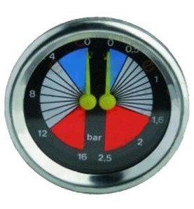 Manometro 3/16KG 1/8x1/8 Ø60mm Vbm