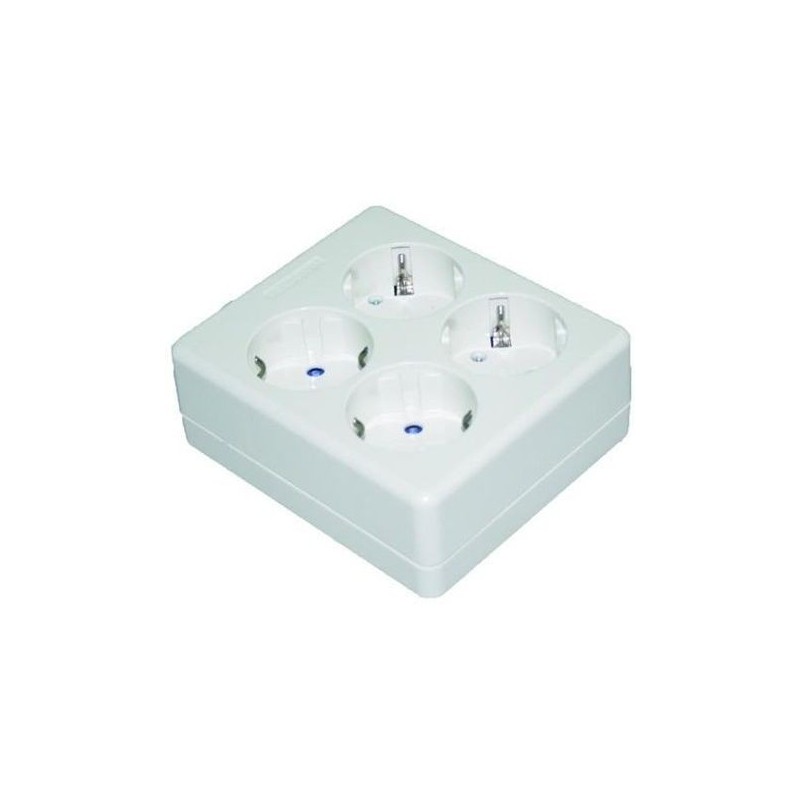 Base Enchufe 4 Conexiones 16A Sin Cable