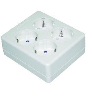 Base Enchufe 4 Conexiones 16A Sin Cable