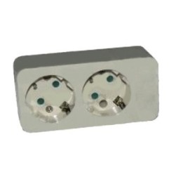 Base Enchufe 2 Conexiones 16A Sin Cable