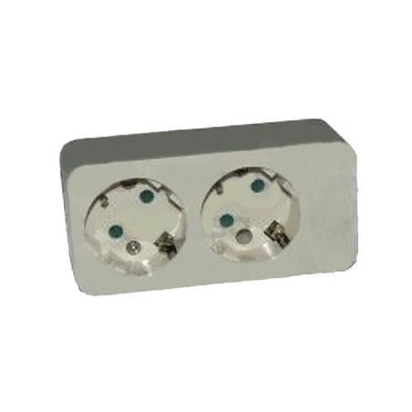 Base Enchufe 2 Conexiones 16A Sin Cable