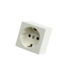 Base Enchufe 1 Conexion 16A Sin Cable