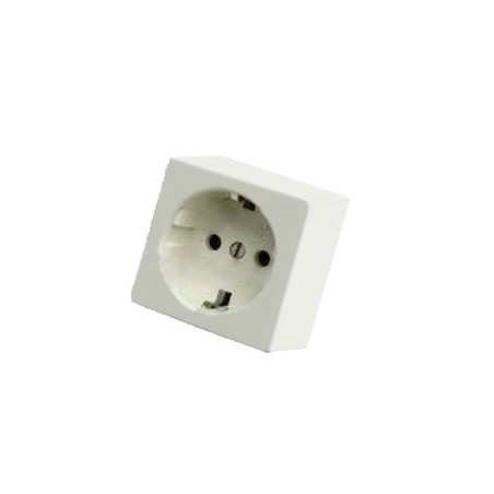 Base Enchufe 1 Conexion 16A Sin Cable