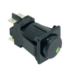 INTERRUPTOR VERDE/AMBAR 28x28mm GRUPO N/V-R Bfc, Elektra, Faema, Hoonved, La Rocca Expres, Royal, Vbm