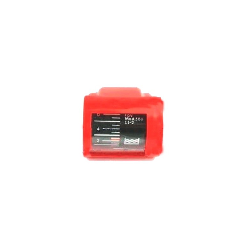 Manometro 18kg 1/4 rojo