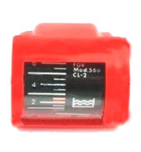 Manometro 18kg 1/4 rojo