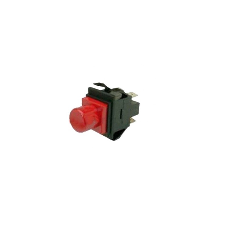 Pulsador rojo 27x22mm