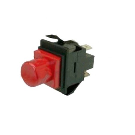Pulsador rojo 27x22mm