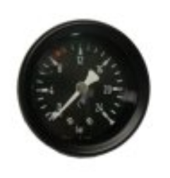 Manometro 24kg 1/4  Ø52mm modelo 101 Italcrem