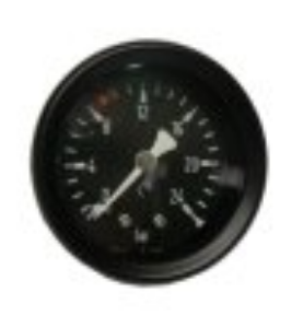 Manometro 24kg 1/4  Ø52mm modelo 101 Italcrem
