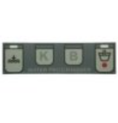 Pegatina botonera agua kb-200 Gaggia