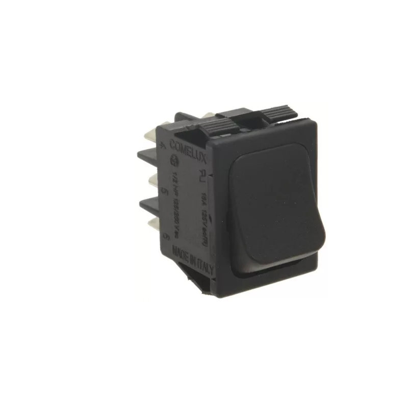Pulsador negro 25x25mm bipolar Mairali