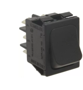 Pulsador negro 25x25mm bipolar Mairali