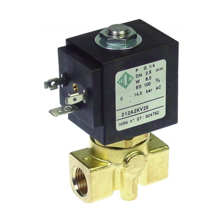 Electrovalvula 2 vias 24v 1/8x1/8 La Spaziale