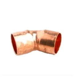 Codo cobre 45D Ø13x15mm macho-hembra | Varios