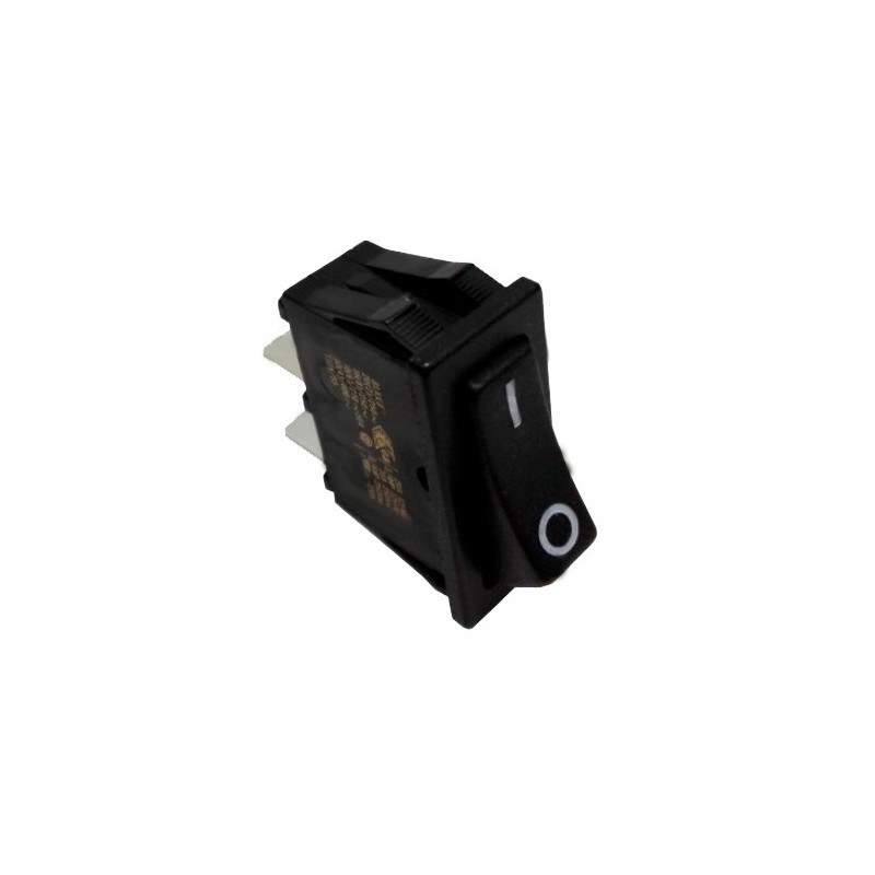 Interruptor negro 30x11mm unipolar Varios Fabricantes (2 unidades)