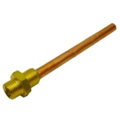 Tubo cobre inyector largo  110mm 1/4x1/4" macho Wega
