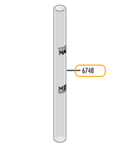 Cristal nivel Ø11x145mm La Rocca Expres