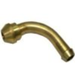 Racor codo laton con tuerca para flexible Varios Fabricantes