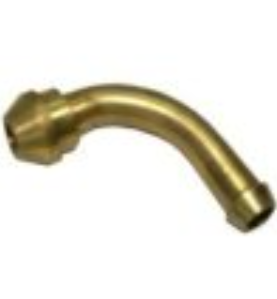 Racor codo laton con tuerca para flexible Varios Fabricantes
