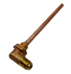 Tubo cobre inyector 1/4" cónico Expobar