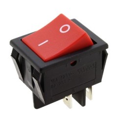 Interruptor Bipolar Rojo 230V 30x22mm | Expobar