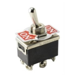 Interruptor palanca bipolar 10a 250v Ø12mm Ortega