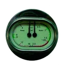 Manometro 2.5/16kg. 1/8x1/8 Ø62.5mm Rancilio