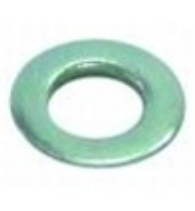 Arandela m4 din-125 zn plana 4.3x9x0.8mm Varios Fabricantes (25 unidades)