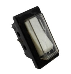 Interruptor blanco unipolar 230v 16a 30x11mm