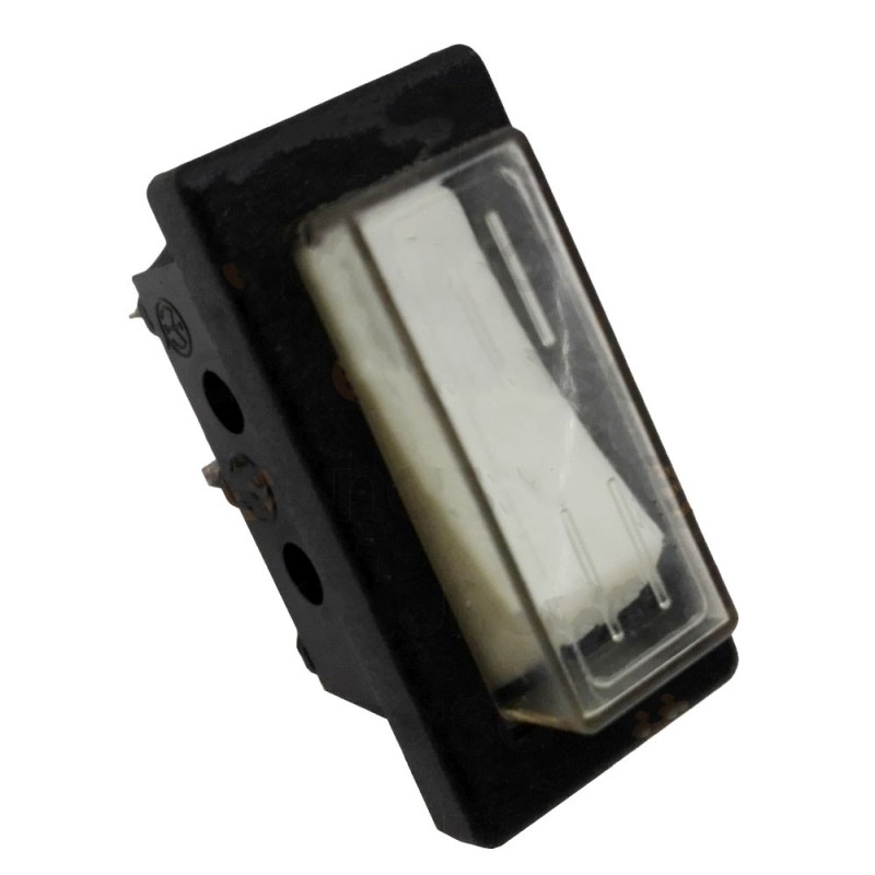 Interruptor blanco unipolar 230v 16a 30x11mm