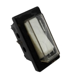 Interruptor blanco unipolar 230v 16a 30x11mm