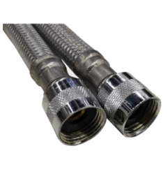 Manguera flexible inox 1m 1/2x1/2 griferÍa