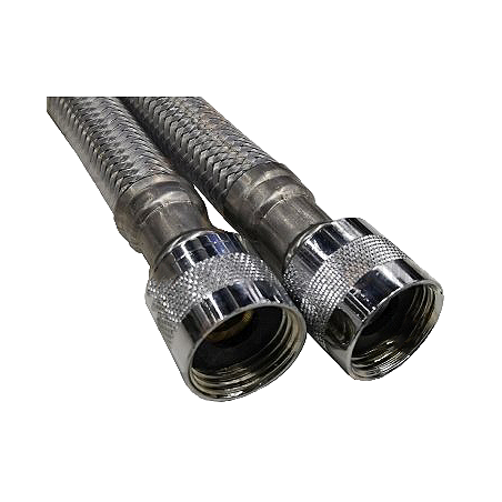 Manguera flexible inox 1.5m 1/2x1/2 griferÍa