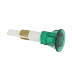 Piloto verde Ø14mm 230v freidora (2 Unidades)