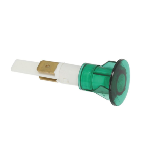 Piloto verde Ø14mm 230v freidora (2 Unidades)