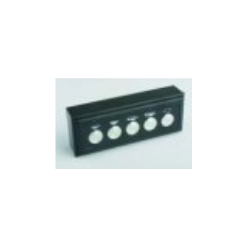 Botonera electrónica 1 led 5 teclas Gicar, Vbm