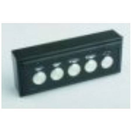 Botonera electrónica 1 led 5 teclas Gicar, Vbm
