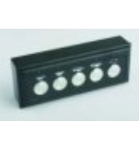Botonera electrónica 1 led 5 teclas Gicar, Vbm