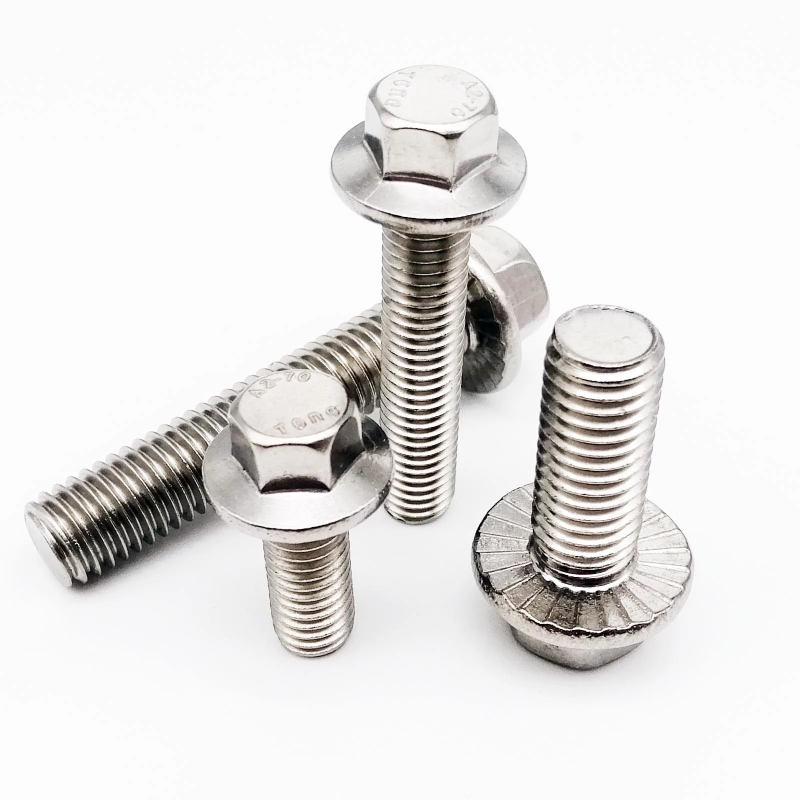 Tornillo M4x16mm DIN-6921 Inox Santos