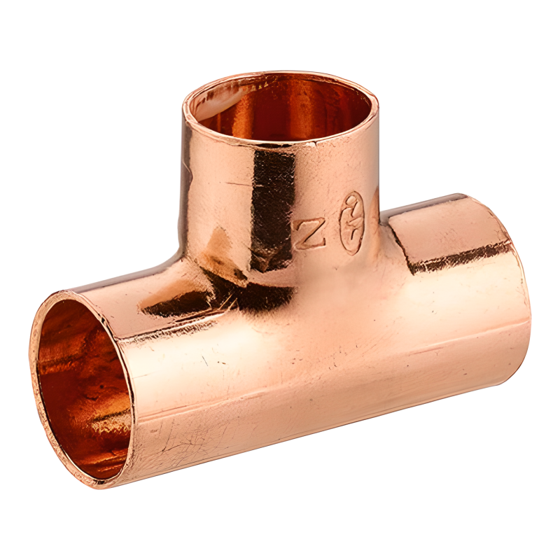 "T" de Cobre 3/8"x3/8"x3/8" Hembra