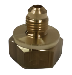 Racor Botella Gas M22x1/4"SAE H-M