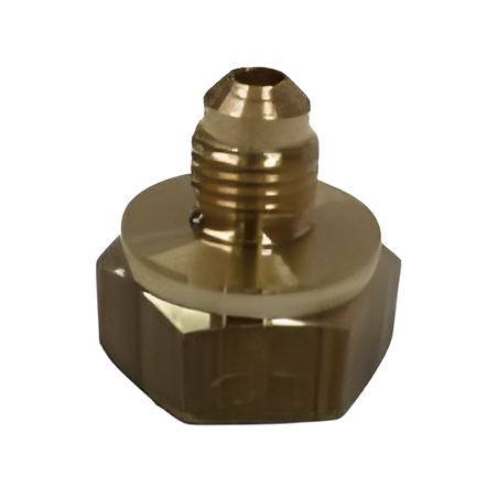 Racor Botella Gas M22x1/4"SAE H-M