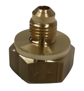 Racor Botella Gas M22x1/4"SAE H-M