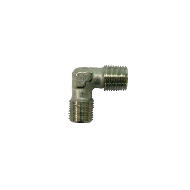 Racor codo 1/4x1/4 macho-macho
