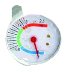 Manometro 2.5kg 1/8  Ø57mm  m-31
